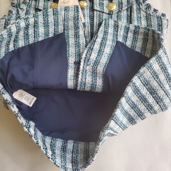 NWT$365 Cinq a Sept Matilda Tweed Reenee Vest Blazer in Navy Multi Sz XS - Picture 15 of 16